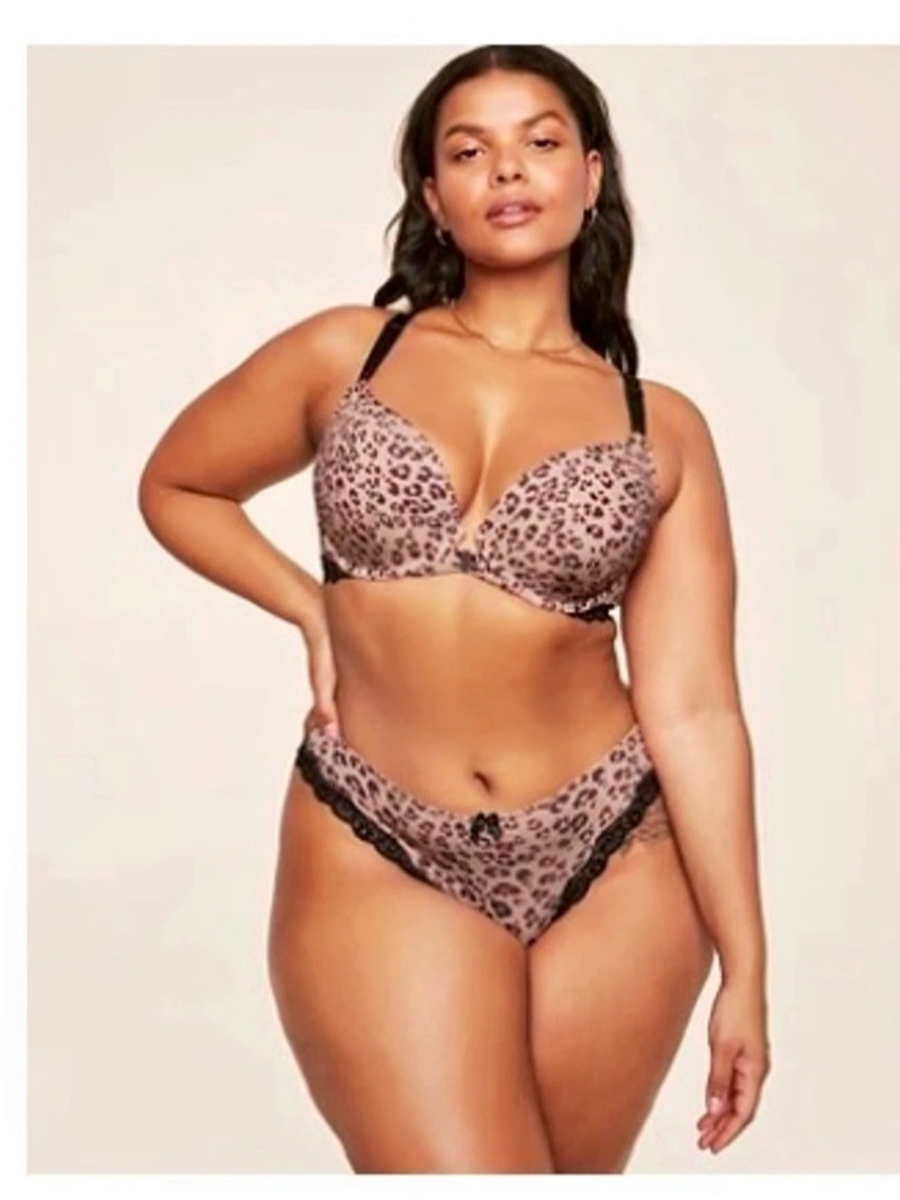 Adore Me Leopard Print Bra Size 42D Like New